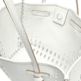 MARCELLA CLUB Borsa in pelle Marcella Bianco