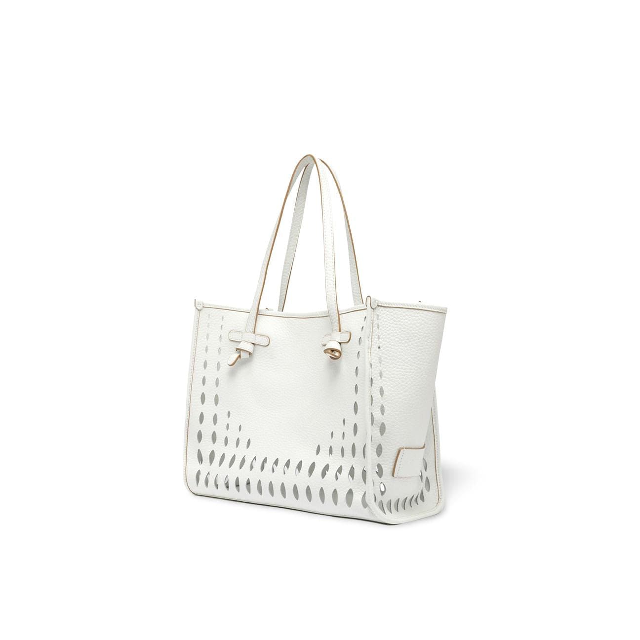 MARCELLA CLUB Borsa in pelle Marcella Bianco