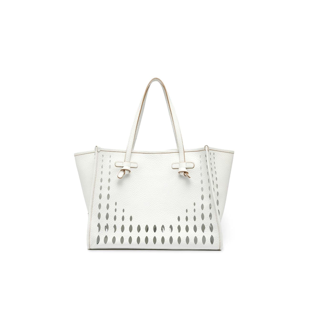 MARCELLA CLUB Borsa in pelle Marcella Bianco