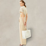 MARCELLA CLUB Borsa in pelle Marcella Bianco