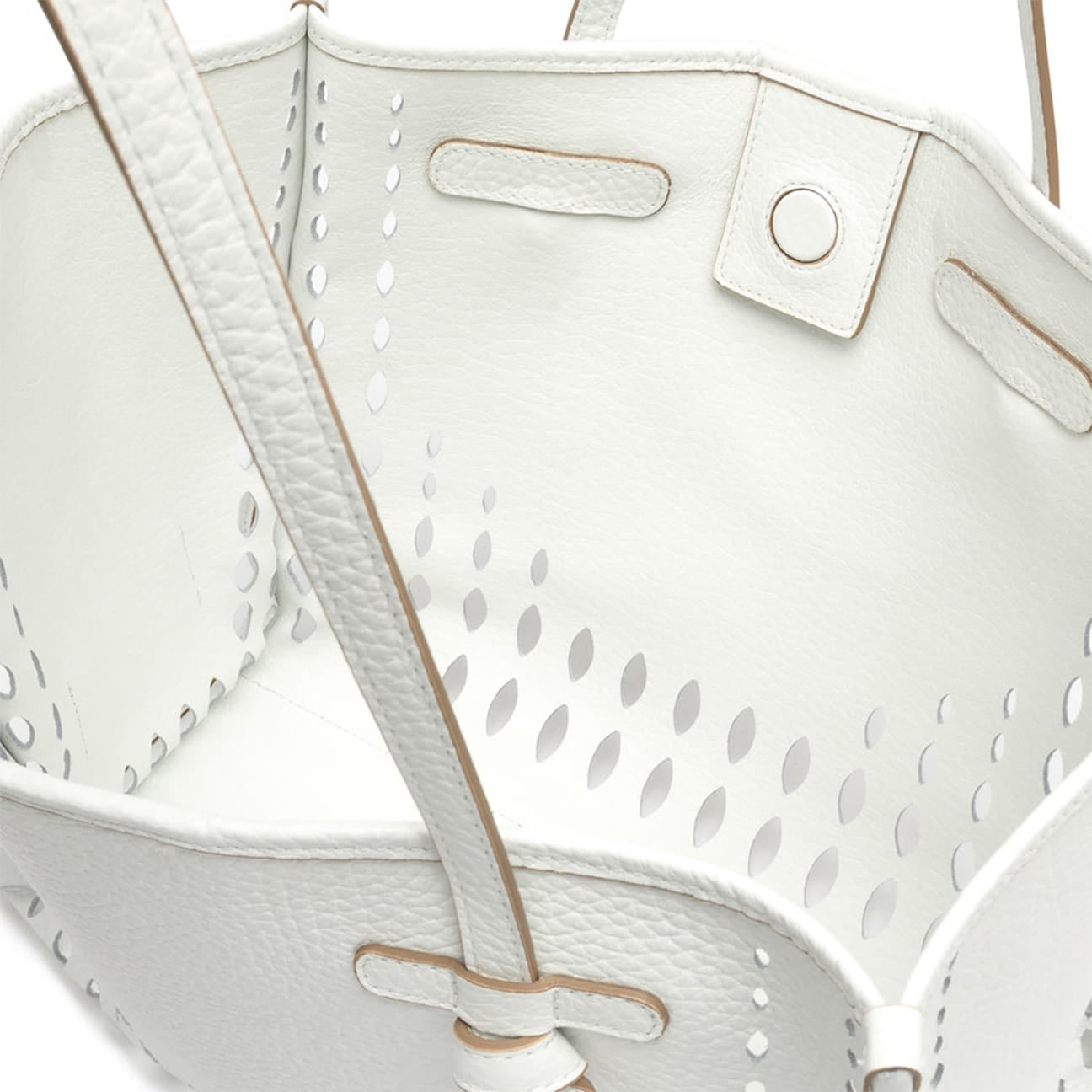 MARCELLA CLUB Borsa in pelle Marcella Bianco