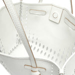 MARCELLA CLUB Borsa in pelle Marcella Bianco