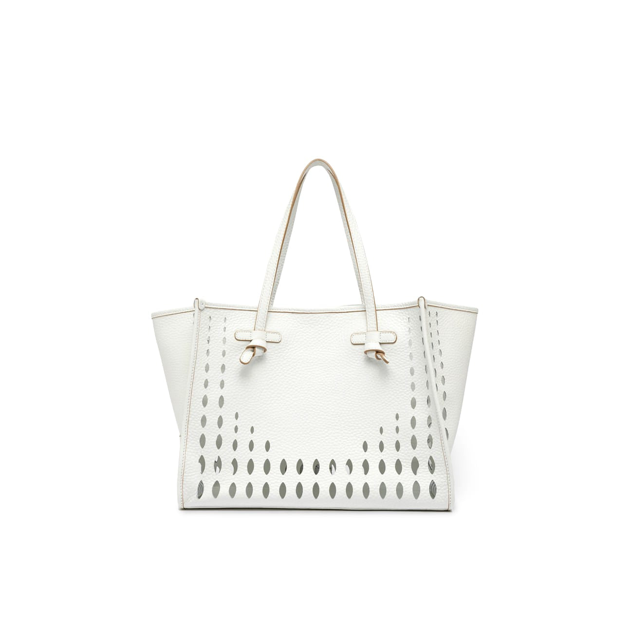 MARCELLA CLUB Borsa in pelle Marcella Bianco