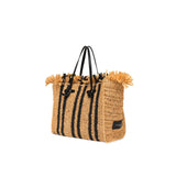 MARCELLA CLUB Borsa in rafia Marcella Beige
