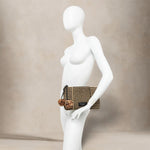 MARCELLA CLUB Clutch Marcella Bali Nature e Nero