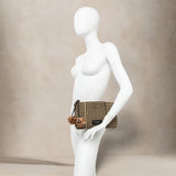 MARCELLA CLUB Clutch Marcella Bali Nature e Nero