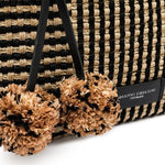 MARCELLA CLUB Clutch Marcella Bali Nature e Nero