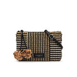 MARCELLA CLUB Clutch Marcella Bali Nature e Nero