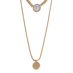 MARINA FOSSATI Collana Lira Long Gold