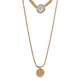 MARINA FOSSATI Collana Lira Long Gold