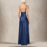 MC2 SAINT BARTH Abito sottoveste polka dots Blue