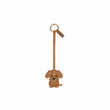 Bag charm Cane in pelle