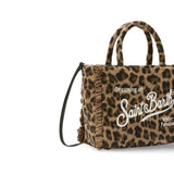 MC2 SAINT BARTH Borsa Colette Felt in misto lana Leopard