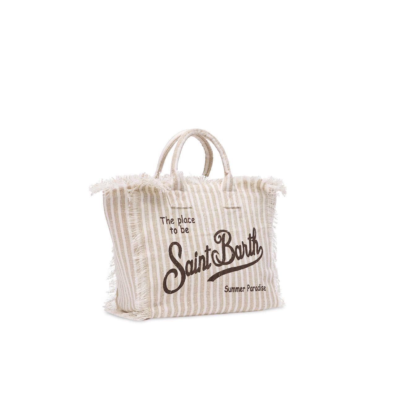 MC2 SAINT BARTH Borsa Colette in lino Beige