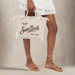 MC2 SAINT BARTH Borsa Colette in lino Beige