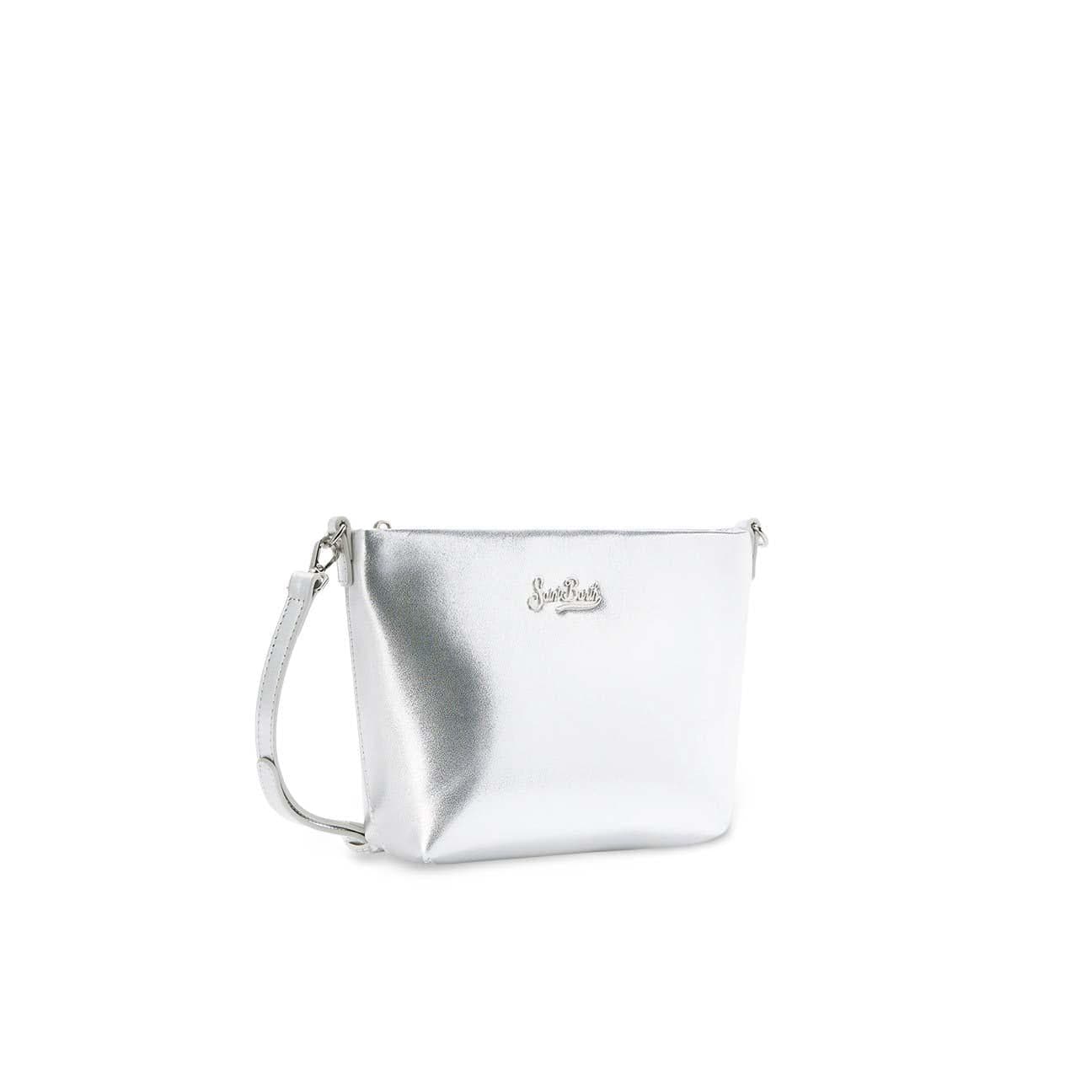 MC2 SAINT BARTH Borsa donna Aline in pelle laminata Argento