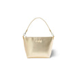Borsa donna Aline in pelle laminata Oro