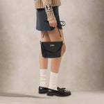 MC2 SAINT BARTH Borsa donna Aline in pelle spazzolata Nero