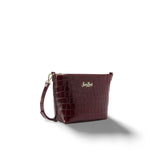MC2 SAINT BARTH Borsa donna Aline in pelle stampa cocco Burgundy