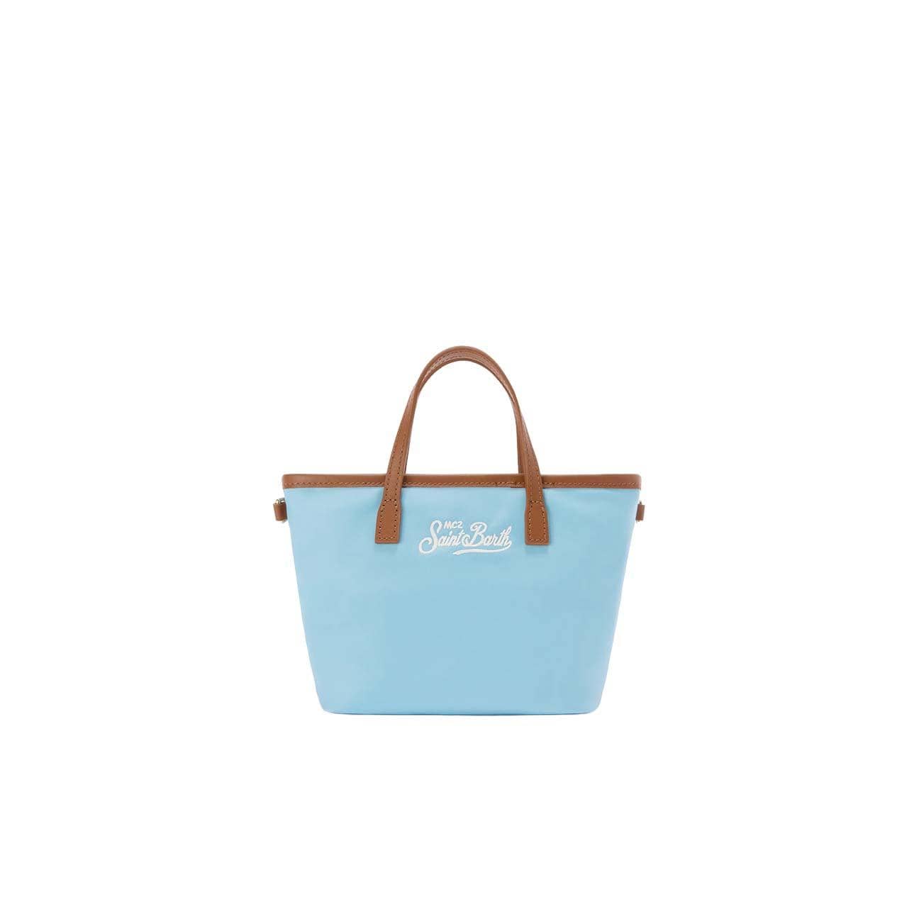 MC2 SAINT BARTH Borsa donna City bag in nylon Azzurro
