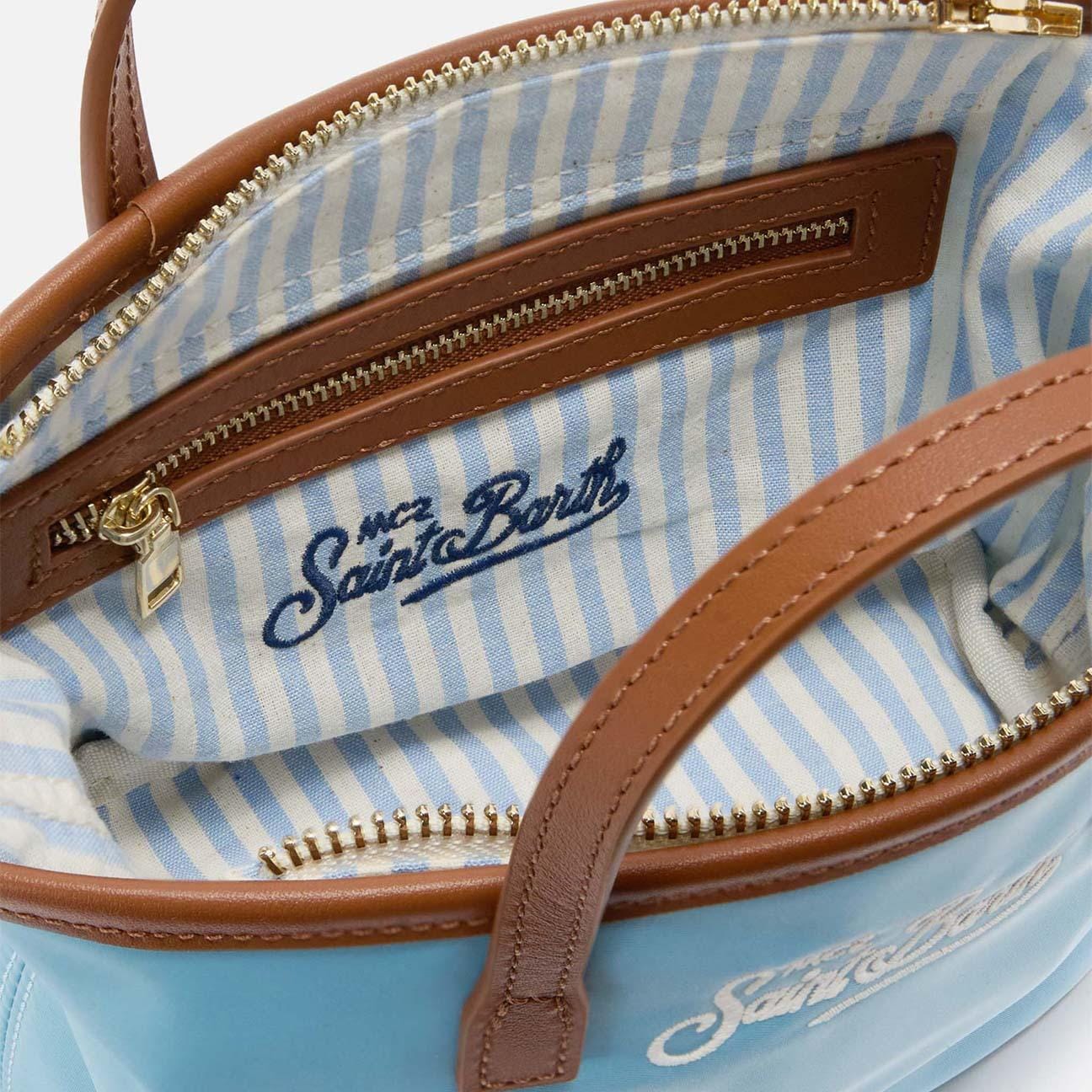 MC2 SAINT BARTH Borsa donna City bag in nylon Azzurro