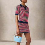 MC2 SAINT BARTH Borsa donna City bag in nylon Azzurro