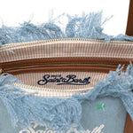 MC2 SAINT BARTH Borsa donna City bag media in denim ricamo Fiori