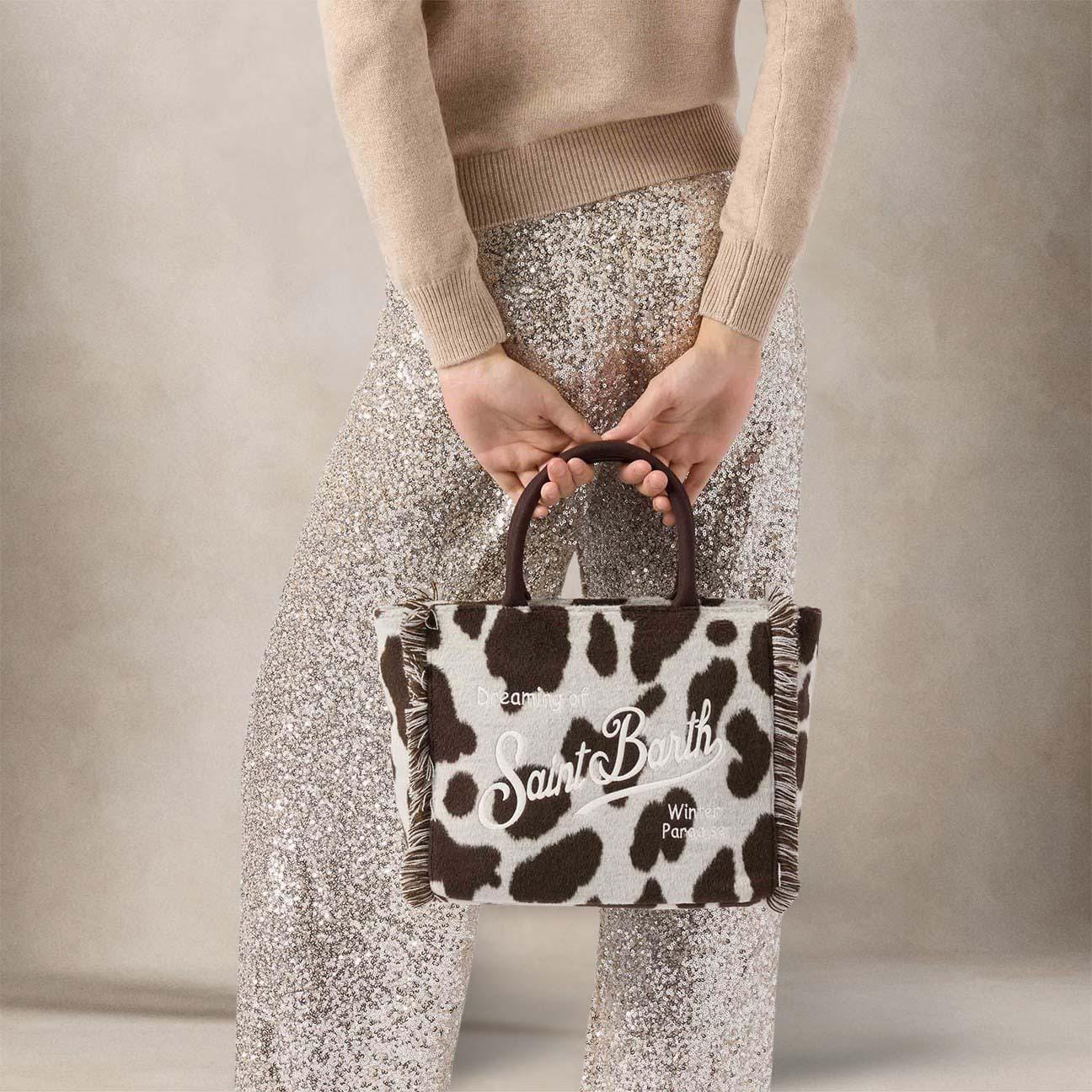 MC2 SAINT BARTH Borsa donna Colette Felt in misto lana Muccata