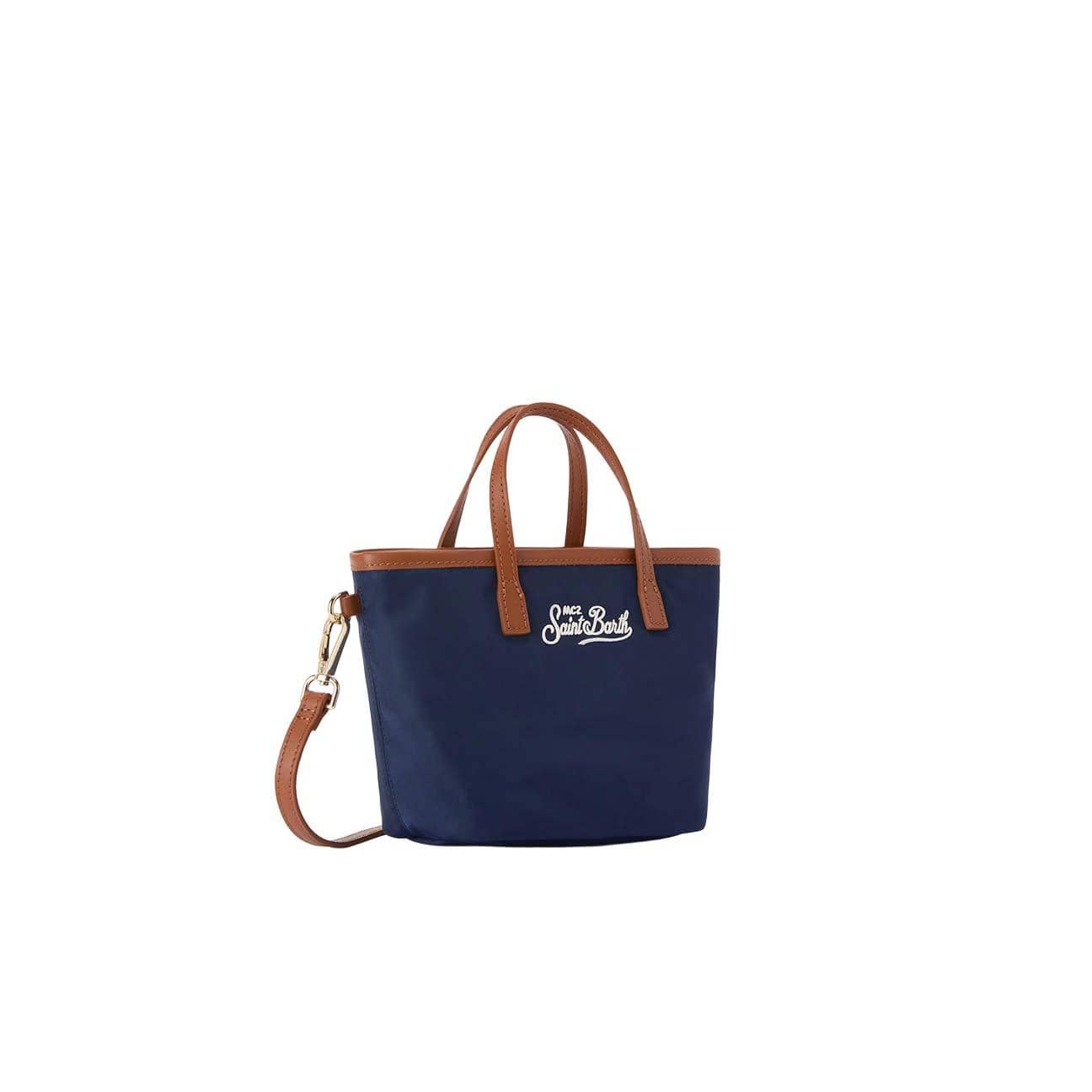 MC2 SAINT BARTH Borsa donna mini City Bag in nylon  Blue