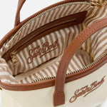 MC2 SAINT BARTH Borsa donna mini City Bag in nylon  Panna