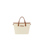 MC2 SAINT BARTH Borsa donna mini City Bag in nylon  Panna
