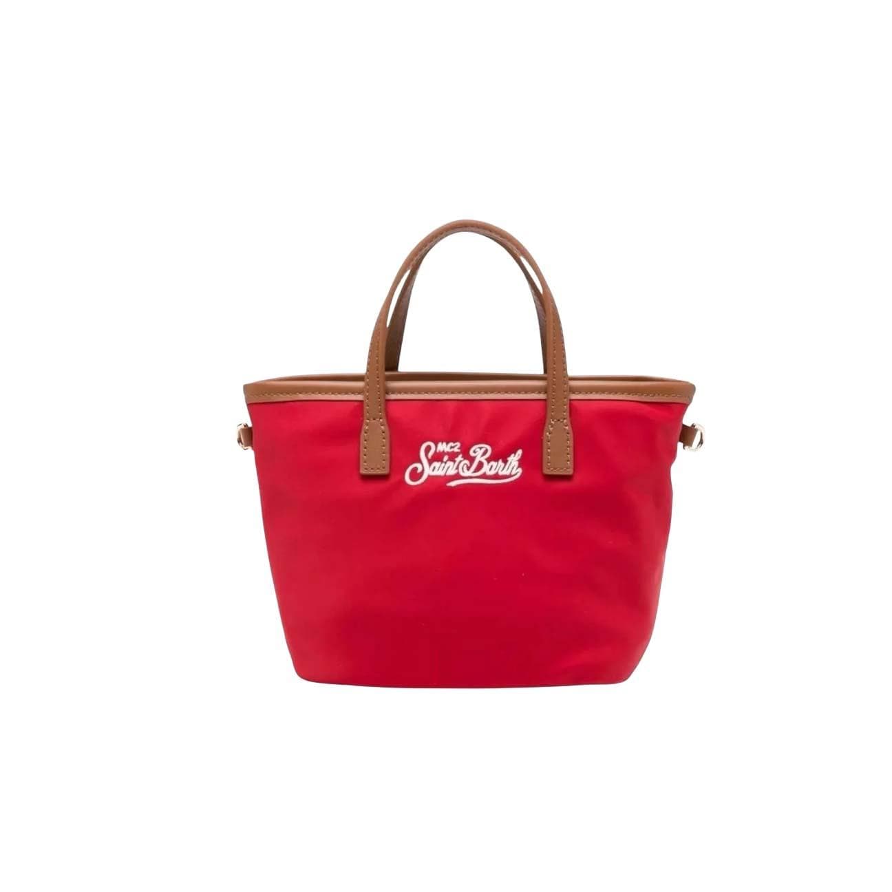 MC2 SAINT BARTH Borsa donna mini City Bag in nylon  Rosso