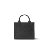 MC2 SAINT BARTH Borsa donna vanity Bag in pelle martellata Nero