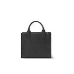 MC2 SAINT BARTH Borsa donna Vanity Bag midi  in pelle martellata Nero