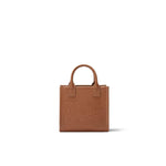 MC2 SAINT BARTH Borsa donna Vanity Mini Bag in pelle martellata Cognac