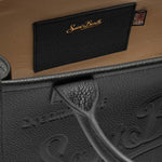 MC2 SAINT BARTH Borsa donna Vanity Mini Bag in pelle martellata Nero
