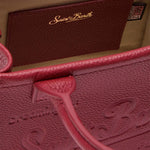 MC2 SAINT BARTH Borsa donna Vanity Mini Bag in pelle martellata Rosso