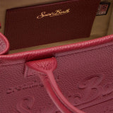 MC2 SAINT BARTH Borsa donna Vanity Mini Bag in pelle martellata Rosso