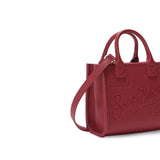 MC2 SAINT BARTH Borsa donna Vanity Mini Bag in pelle martellata Rosso