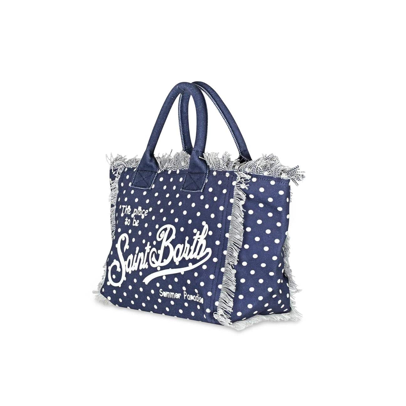 MC2 SAINT BARTH Borsa donna Vanity Pois Blue