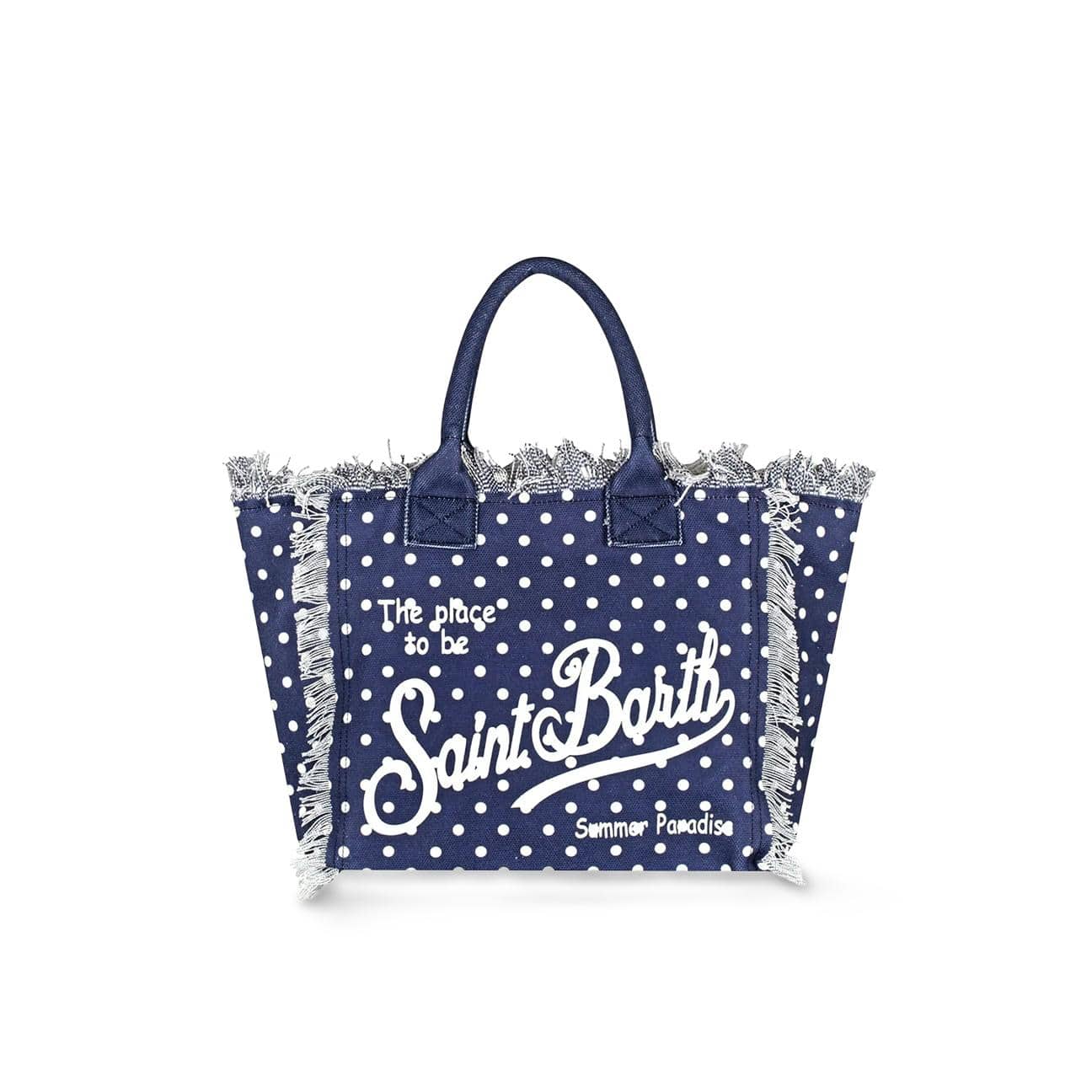 MC2 SAINT BARTH Borsa donna Vanity Pois Blue