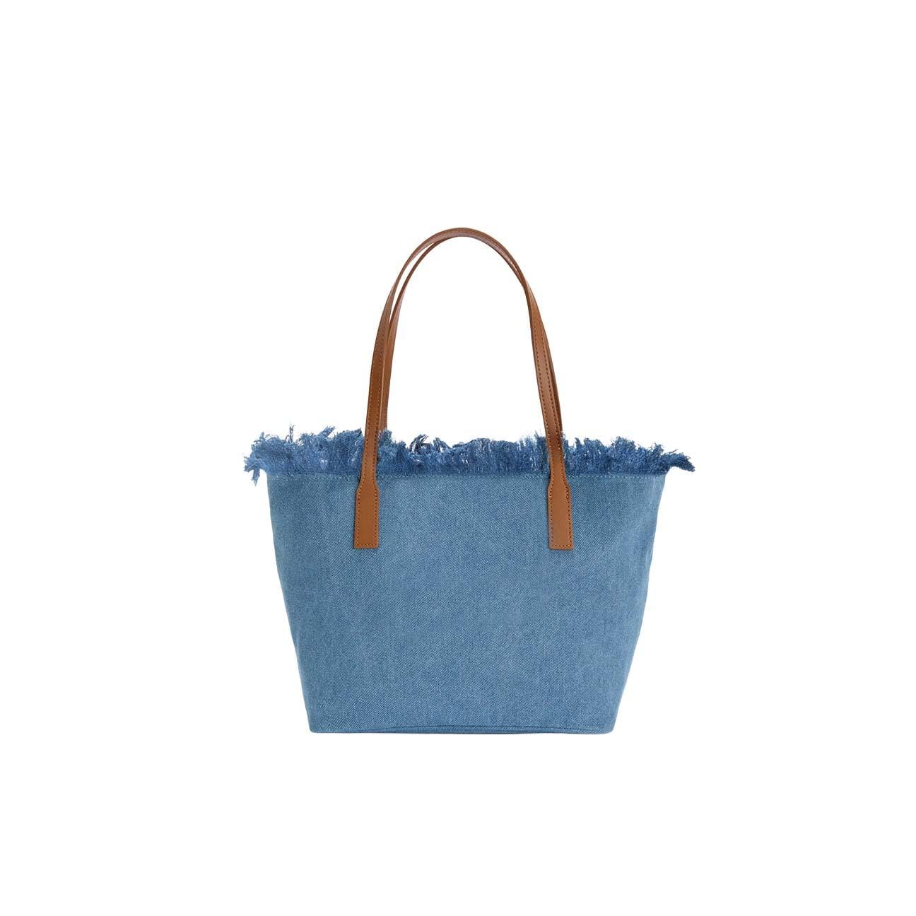 MC2 SAINT BARTH Borsa shopper City medium in Denim