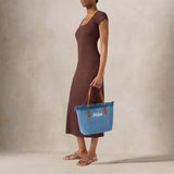 MC2 SAINT BARTH Borsa shopper City medium in Denim