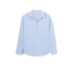 MC2 SAINT BARTH Camicia donna in cotone a righe Azzurro