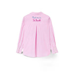 MC2 SAINT BARTH Camicia donna Meet Me in St Barth in cotone  a righe Rosa