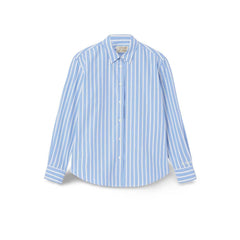 MC2 SAINT BARTH Camicia donna Meredith a righe Azzurro e bianco