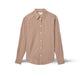 MC2 SAINT BARTH Camicia donna Meredith a righe Marrone e Bianco