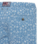 MC2 SAINT BARTH Costume da mare uomo Comfort Light Shell Azzurro