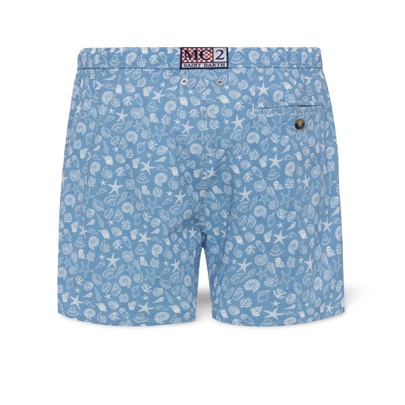 MC2 SAINT BARTH Costume da mare uomo Comfort Light Shell Azzurro