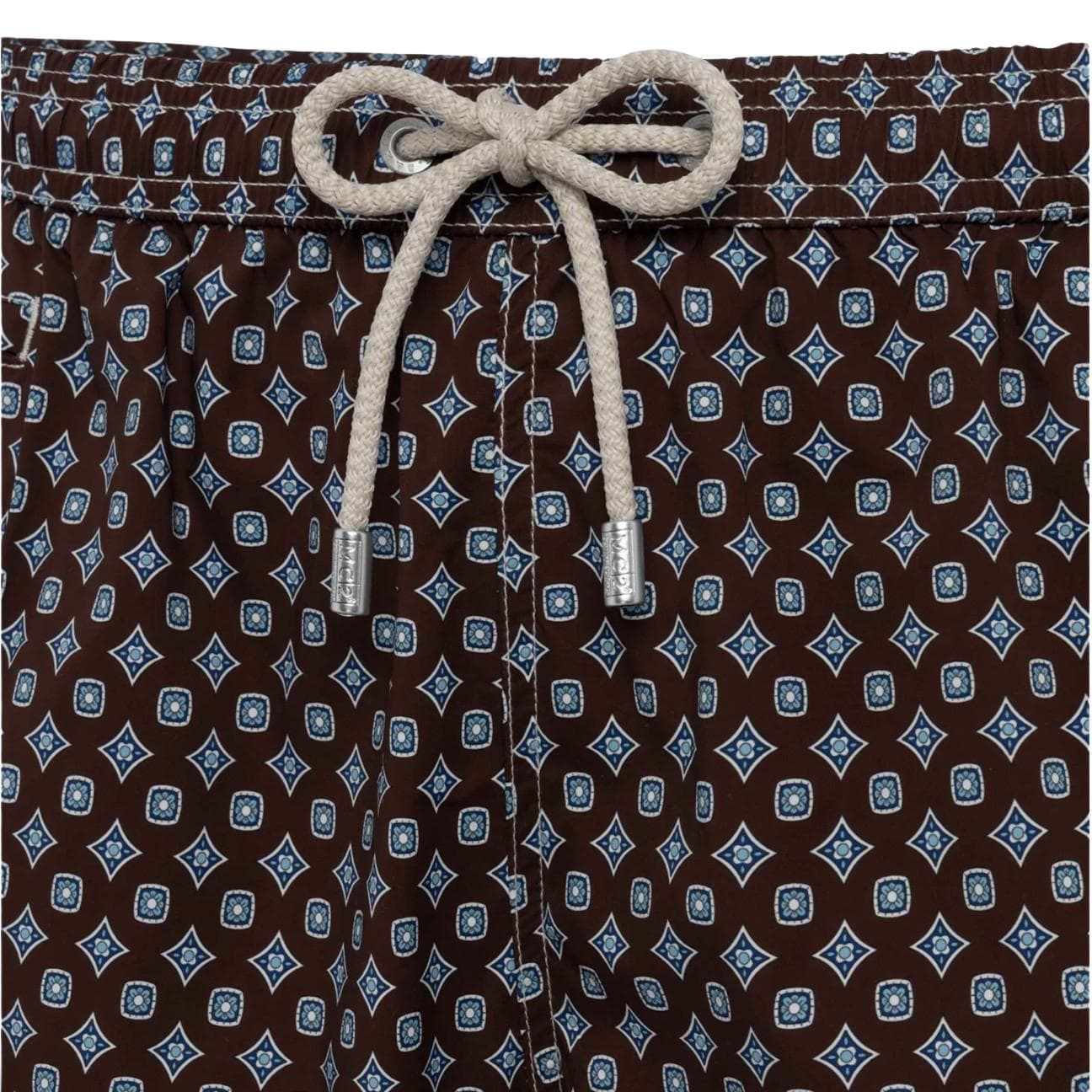 MC2 SAINT BARTH Costume da mare uomo Comfort Light Tie Marrone